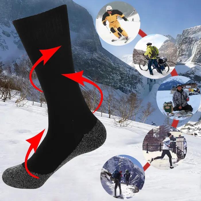 Chaussettes thermiques pour chasse d'hiver - Compression unisexe Randonnée Course 1-3 paires