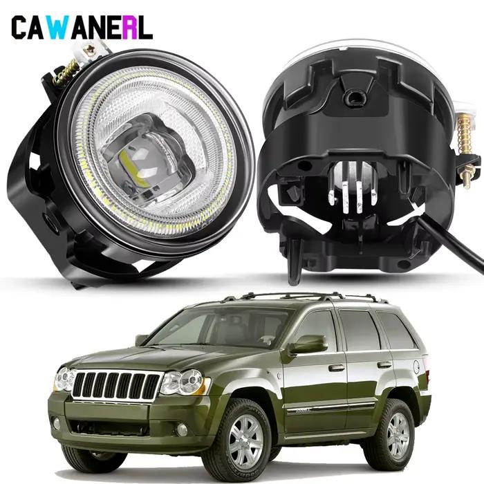 2 X LED ensemble de phares antibrouillard pour Jeep Grand Cherokee 2005 2006 2007 2008 2009 2010 voi