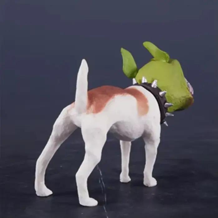 Figurines modèle 2D, Statues de chien amusantes faites à la main en déguisement