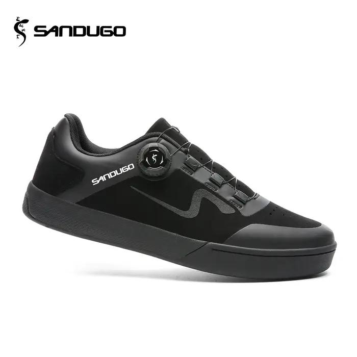 Chaussures de cyclisme pour hommes, vtt, descente, Enduro, chaussures de vélo de montagne, compatibl