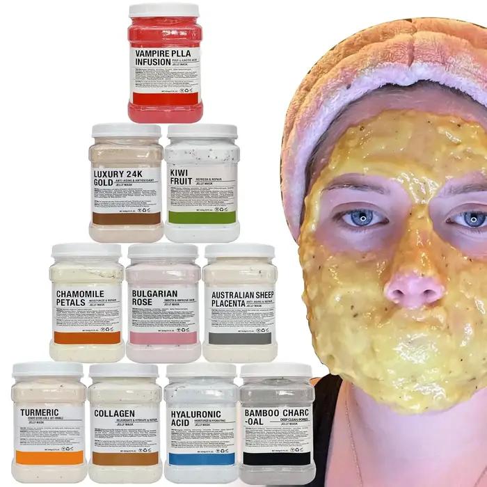 10 pièces gelée masque poudre en gros 650G professionnel masque poudre Salon de beauté utiliser des