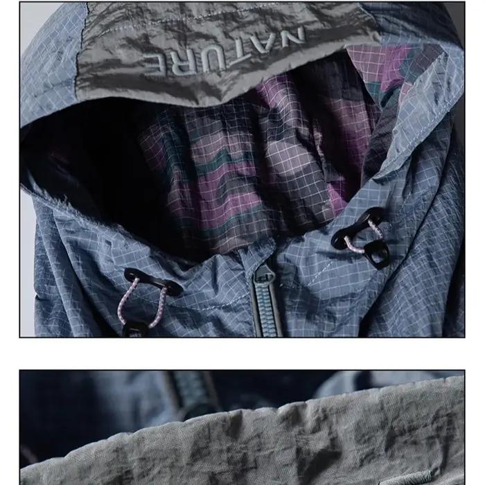 Veste à capuche résistante à l'eau de Style extérieur de montagne pour hommes