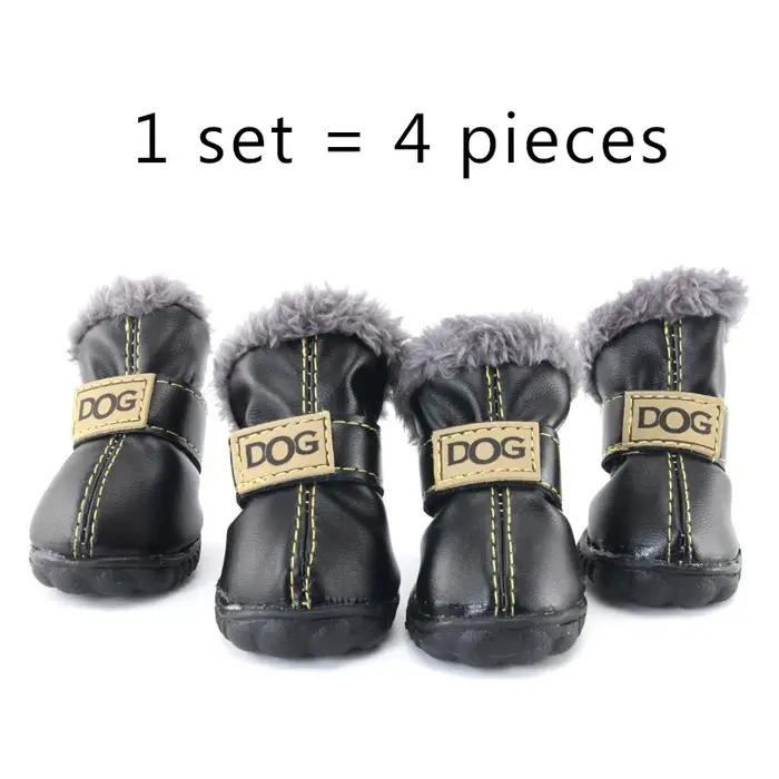 Chaussures d'hiver pour animaux de compagnie