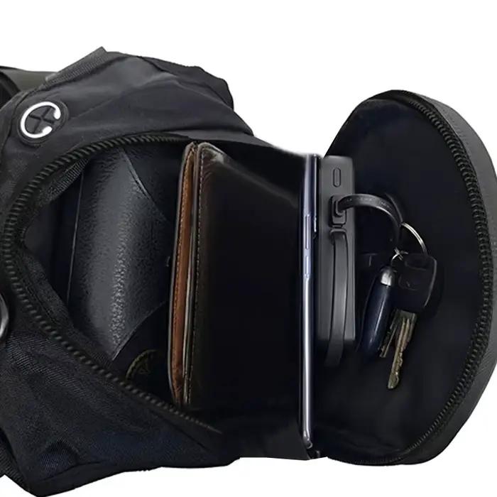 Sacoche de cuisse imperméable pour moto