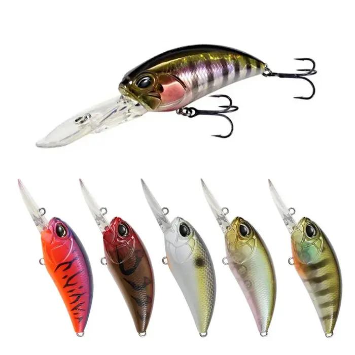 Haute qualité Wobbler leurre de pêche conception japonaise bruit manivelle 6g 42mm flottant manivell