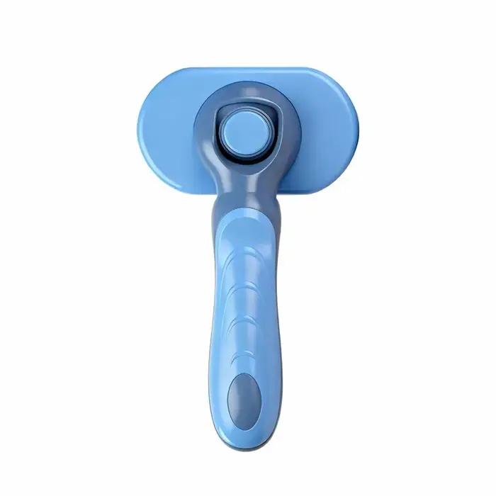 Brosse autonettoyante en un clic pour animaux de compagnie, peigne anti-poils pour chiens et chats,
