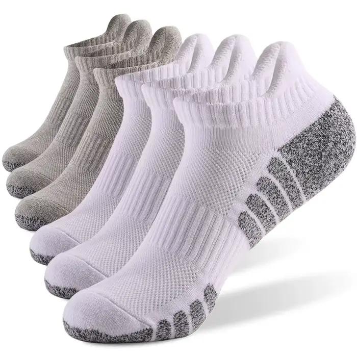 Lot 3 paires chaussettes sport semelle éponge - Antidérapantes respirantes running chasse