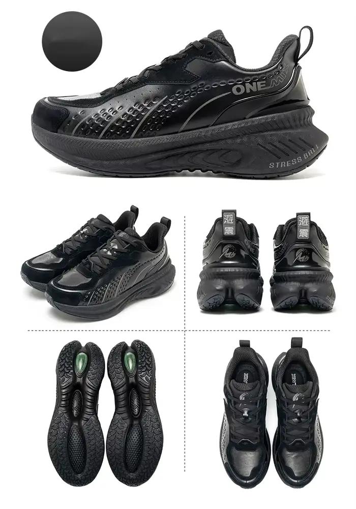 ONEMIX 2025 hiver formation chaussures de course pour hommes chaussures de Sport en cuir chaud résis