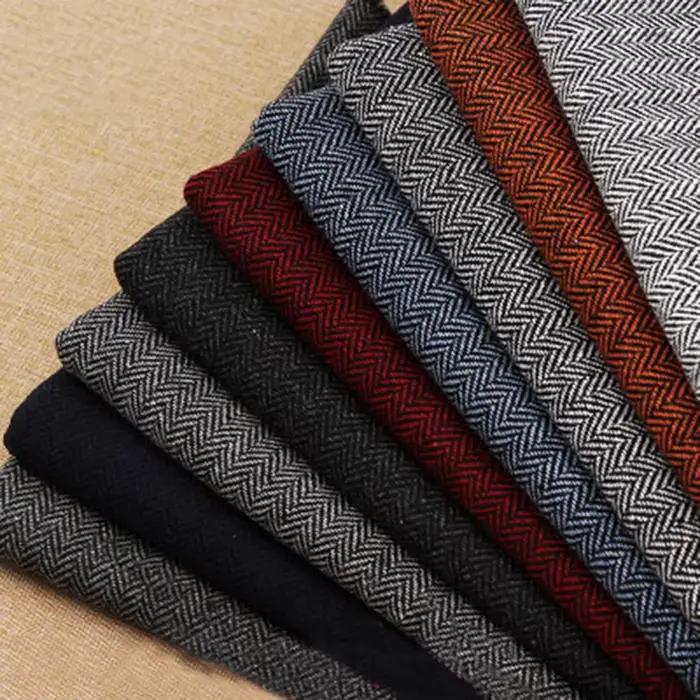 Costume d'hiver en Tweed de laine grise pour hommes, coupe cintrée, smoking formel pour marié, 3 pièces, costumes de mariage (veste + gilet + pantalon)