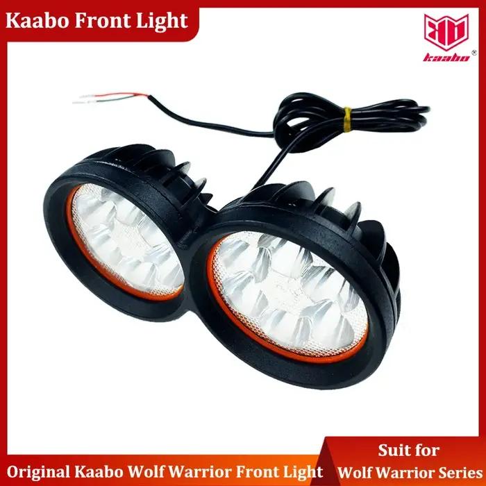 Phare avant d'origine Kaabo Warrior Series pour trottinette électrique Kaabo Wolf Warrior X, Wolf Wa