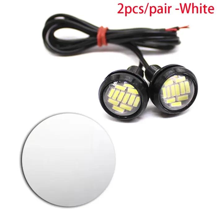 Clignotants yeux d'aigle LED 23mm 4014 bleu vert pour voiture feux de signalisation conduite de jour sécurité améliorée style moderne