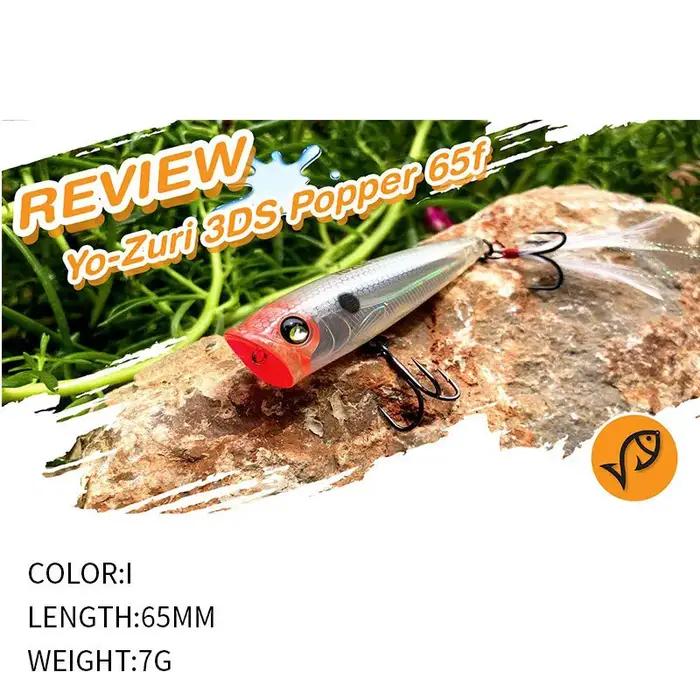 Appât dur Élpour la pêche en surface KMRESA 65mm pour brochets et truites diverses occasions pêche eau de surface