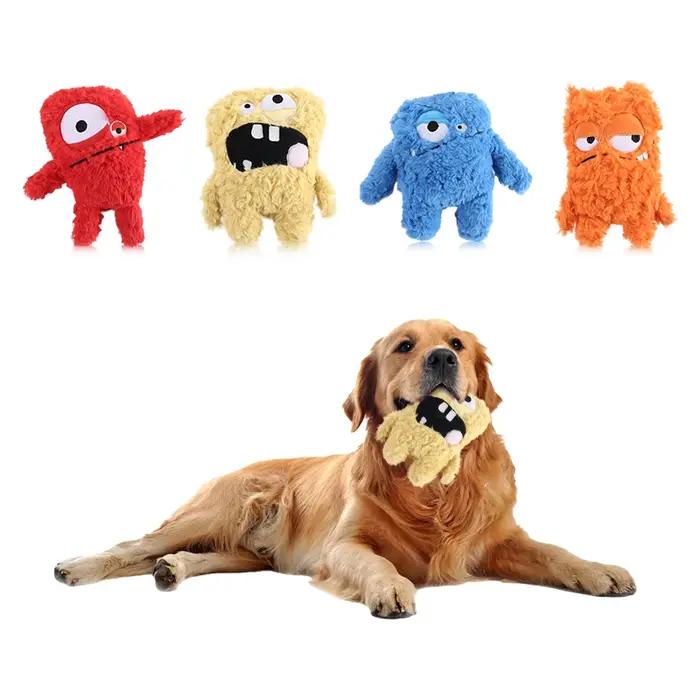 Jouet en peluche mignon en forme de petit monstre pour chien