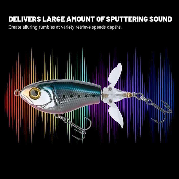 TREHOOK 9g/16g Topwater Whopper Popper leurres de pêche rotatif Double queue d'hélice appât artificiel flottant Wobblers