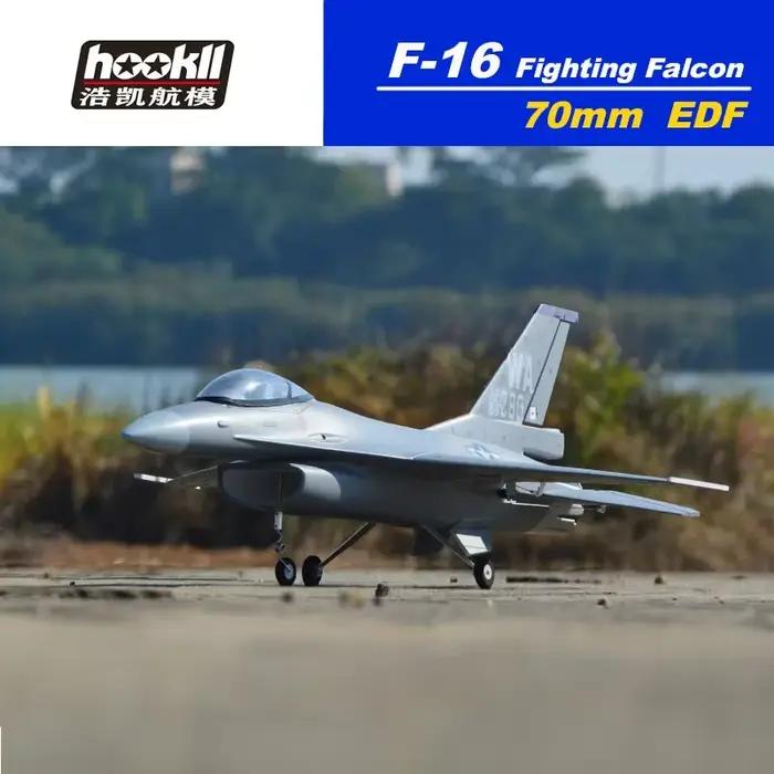 Hookll modèle 70mm EDF avion Jet F16 combat Falcon Thunderbird RC avion jouet