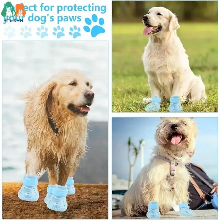 Chaussures pour chien, bottes imperméables antidérapantes pour chien