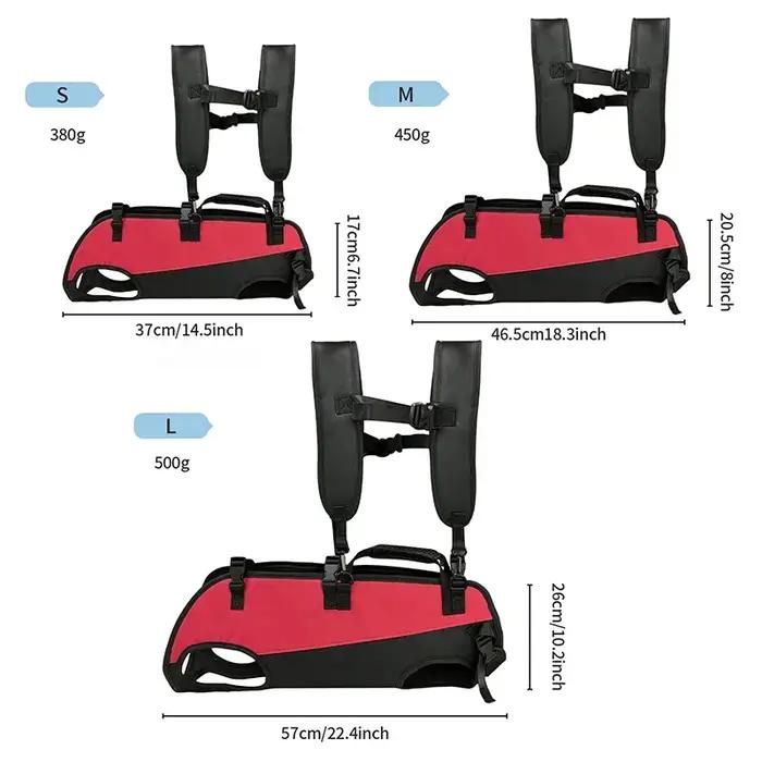 Sac à dos de transport pour chiens, idéal pour les chiens âgés, handicapés, souffrant de blessures articulaires, d'arthrite, pour monter et descendre les escaliers, dans les voitures