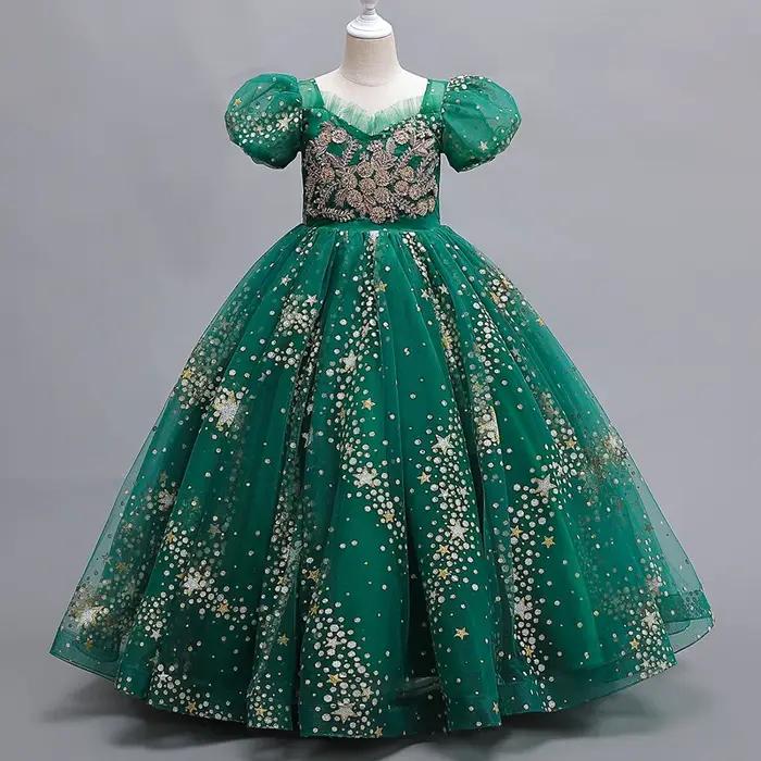 Robe de mariée à fleurs pour filles