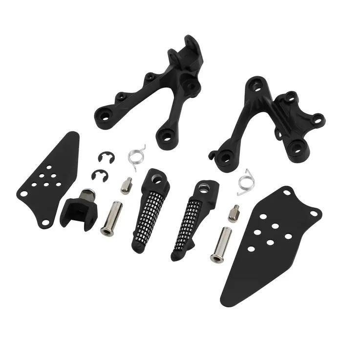 Jeu de supports de repose-pieds avant pour moto KAWASAKI Ninja ZX6R 2009-2018 ZX636 2013 2014 2015 2