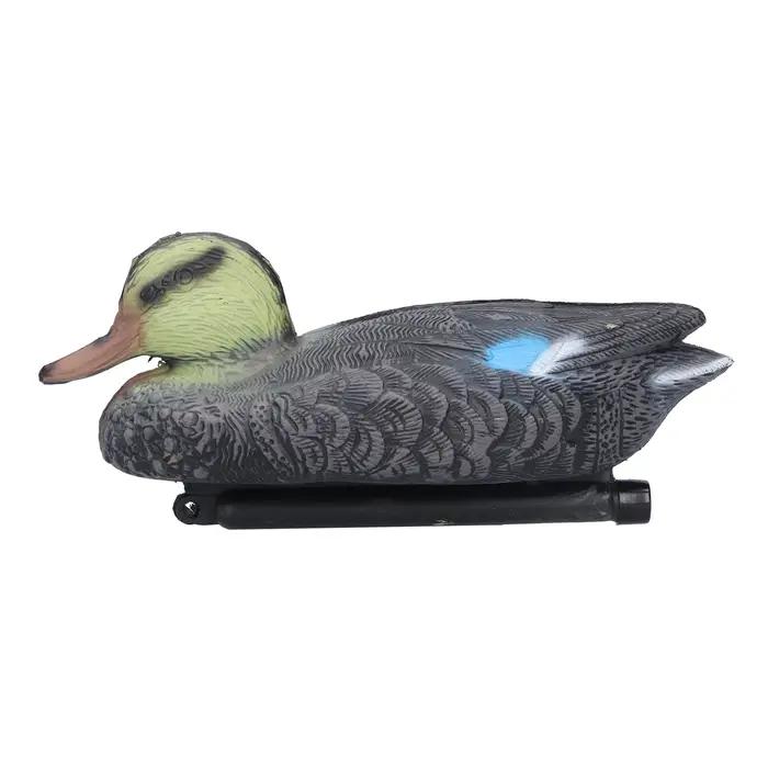 Canard flottant en wicker gris clair ou prune pour décoration extérieure jardin piscine lac occasions spéciales