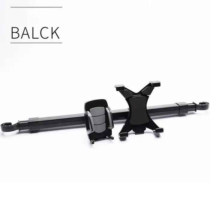 360 ° Support de siège de téléphone de voiture, support d'oreiller arrière, supports rotatifs deux