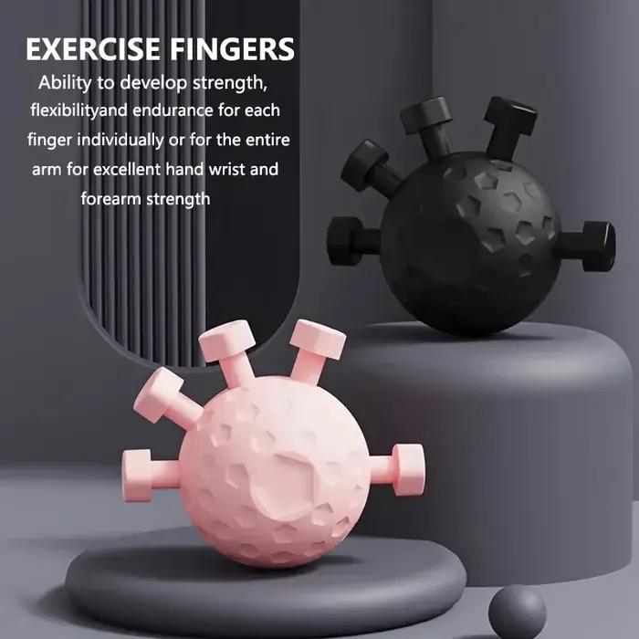 Renforceur de doigts ergonomique, balle de main, exercice antidérapant, balle d'exercice pour musiciens, athlètes, grimpeur