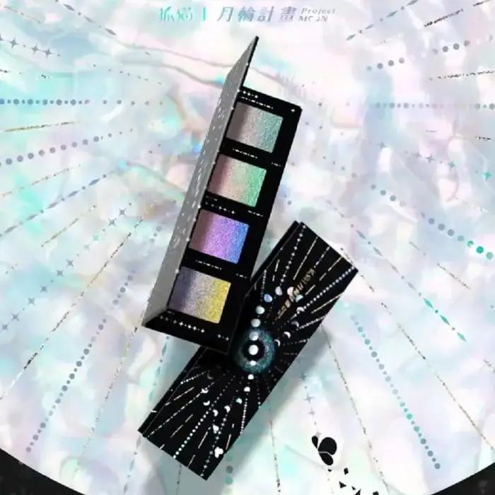 DRAMO 4 couleurs fard à paupières caméléon miroitant paillettes ombre