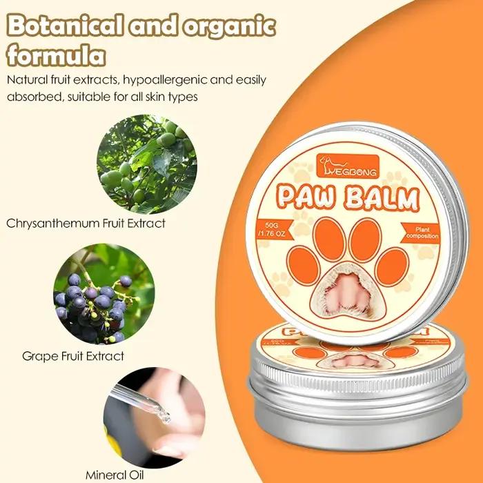 Crème hydratante naturelle pour patte de chien et de chat hydrater protéger peau animaux de compagnie soins d'hiver occasions spéciales