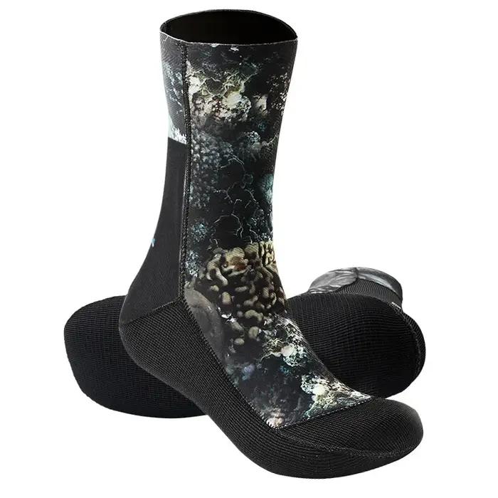 Chaussettes plongée camouflage 3-5mm antidérapantes étanches chasse sous-marine pêche rapide séchage