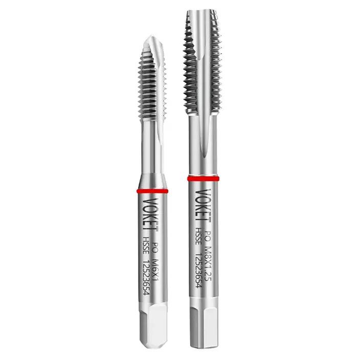 VOKET HSSE anneau rouge JIS Standard spirale pointu robinet M2 M3 M4 M5 M6 M7 M8 M9 M10 M11 M12 Mach