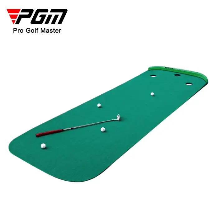 PGM Tapis de golf portable avec bordure avant antidérapante, tapis d'entraînement professionnel pour l'entraînement au golf en intérieur et en extérieur