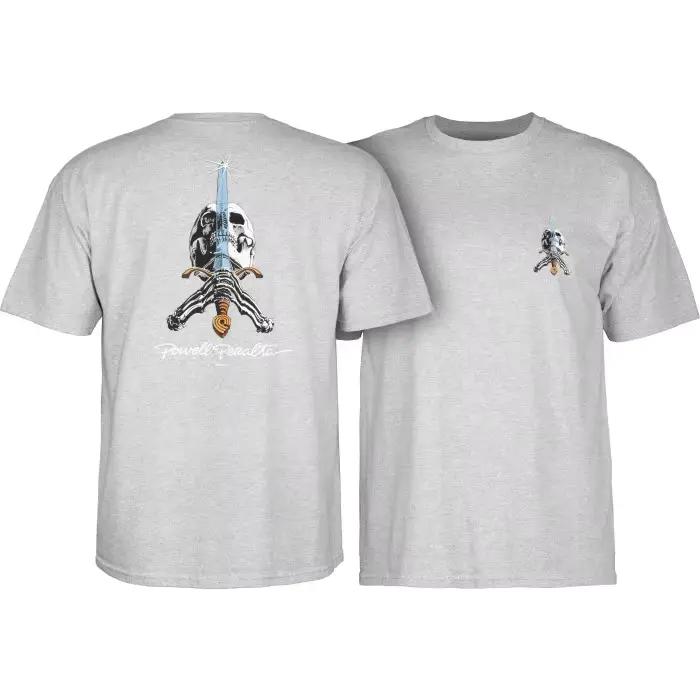 T-shirt Skull & Sword style skate pour homme et femme luxe haute qualité pour sorties quotidiennes et occasions spéciales