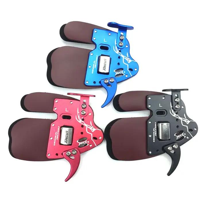 DECUT tir à l'arc doigt onglet garde HOCK 3 main droite Protection Pad gant