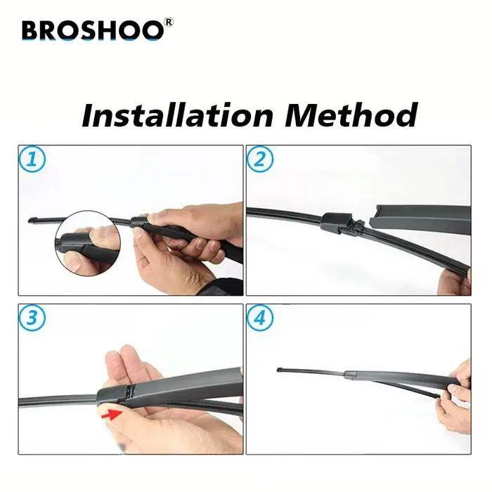 Balai d'essuie-glace de voiture, essuie-glace de pare-brise de lunette arrière, accessoires auto pou