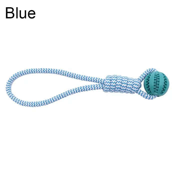 Jouet pour chien, balle distributrice de friandises en corde de coton durable