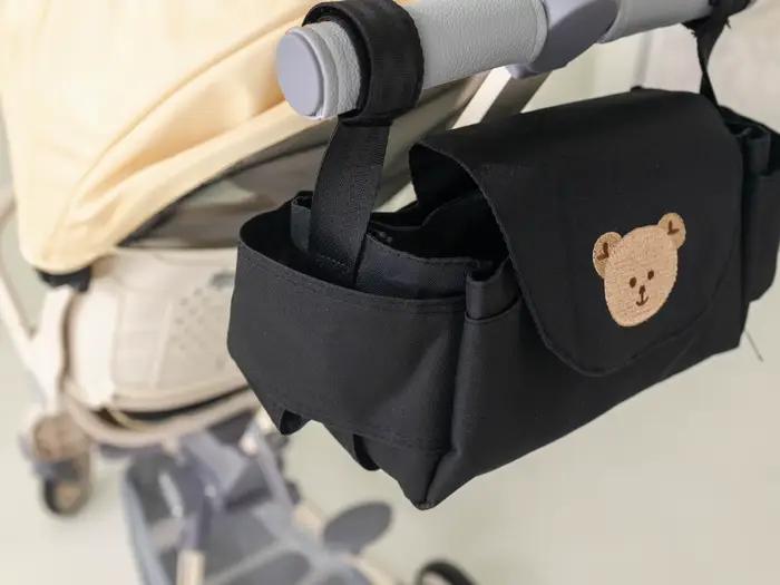 Sac de poussette pour bébé, organisateur de landau, accessoires pour bébé, porte-gobelet, chariot po