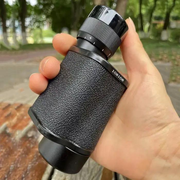 Monoculaire professionnel 8x30 avec télémètre - Jumelle de chasse vision nocturne pour pêche et camping