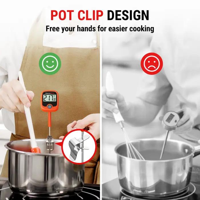 ThermoPro-Therye.com de cuisine numérique rétro4.2, lecture rapide, sucre bonbon exécutif, cuisson a