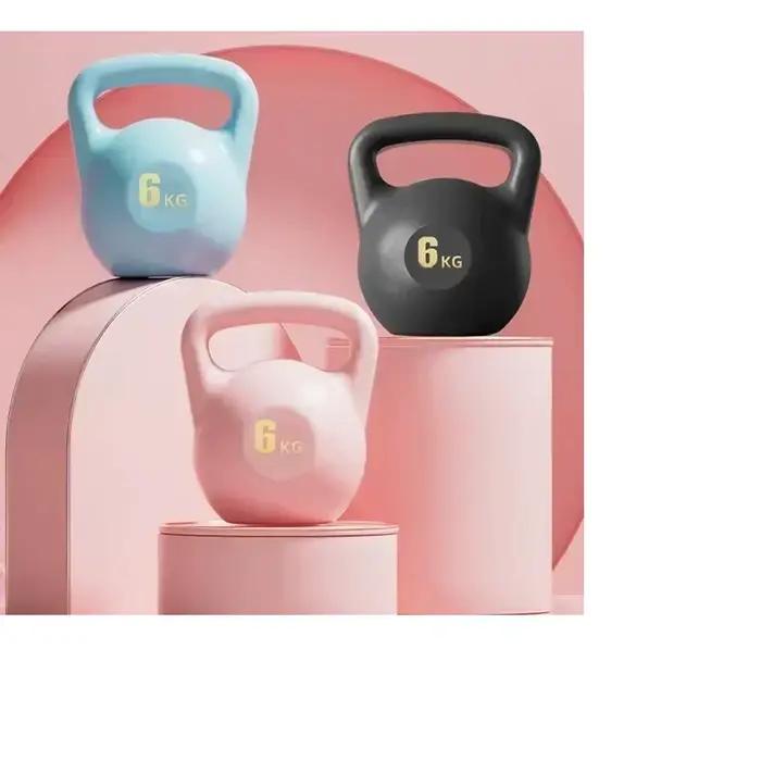 Haltère réglable, équipement d'exercice de gymnastique de Fitness à domicile, Kettlebell d'eau de 2/4/6/8kg, outil d'entraînement de Squat pour l'entraînement des fesses
