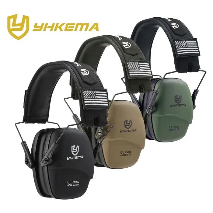 Casque antibruit tactique pour chasse et tir avec réduction de bruit de 24 dB pour protection auditive en plein air et en environnement industriel