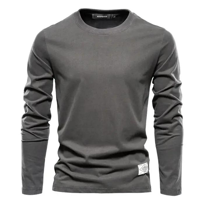 T-shirt à manches longues pour hommes, Économie décontractés pour hommes, Vêtements classiques pour