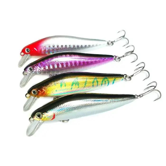OUTKIT 1 pièces leurre de pêche vairon 7g10g coulant appât artificiel yeux 3D Wobblers en plastique