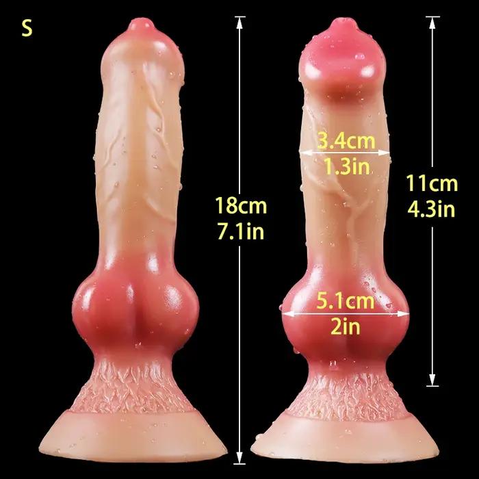 Pénis réaliste avec ventouse pour chien, énorme gode pour chien, gros plug anal, bite angiMonster, f