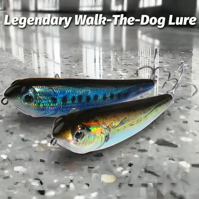 Marcher le chien Topwater leurre de pêche 15g 11 cm flottant crayon appât 3D Swimbait crochet Popper Pesca Wobbler vairon attirail manivelle