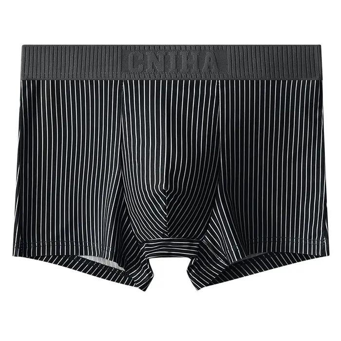 Sous-vêtements confortables pour hommes - Pantalons à coupe droite pour hommes - Shorts de sport tendance pour garçons - Sous-vêtements quatre pièces - Pantalons courts et fins