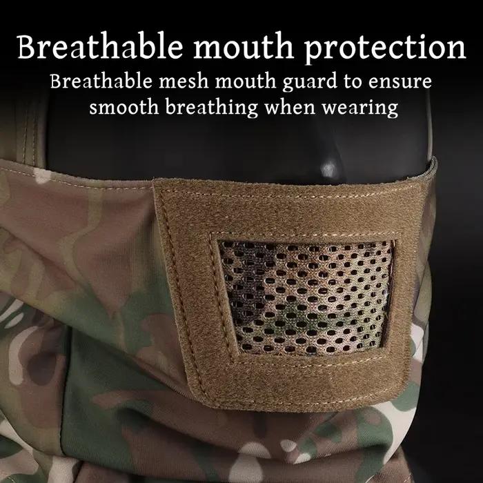 Outdoor Airsoft Mask for Men Sport Mask Headgear Full Face Protection Knight Hea