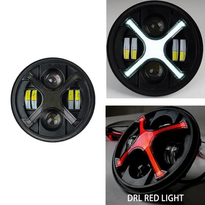 La dernière collection de phares de 7 pouces pour Jeep Wrangler JK, étanche, certifié, breveté, développé à l'équipe