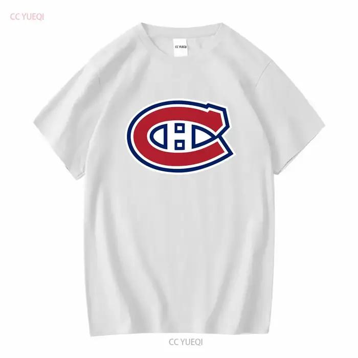 T-shirt unisexe respirant et extensible avec logo des Canadiens de Montréal, style vintage américain, légèrement délavé, polyvalent et amusant