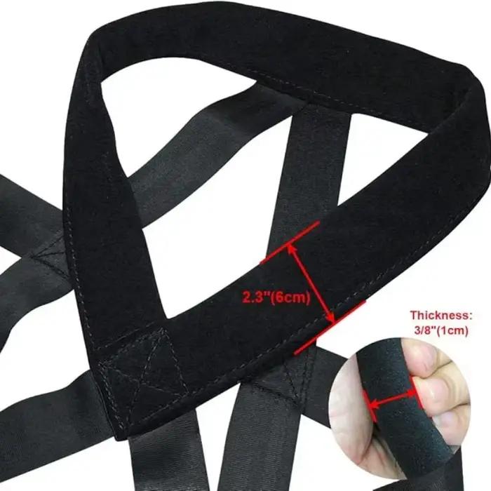 Grande ceinture de sécurité de traîneau de laisse d'entraînement de traction de chien de travail pour l'entraînement au