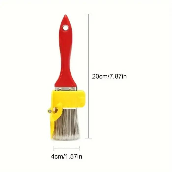 Pinceau professionnel pour les coins des murs et plafonds - Outil de finition manuel pour une coupe nette avec des bords impeccables pour la peinture au latex, idéal pour l'intérieur et l'extérieur